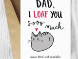 Free Printable Funny Birthday Cards for Dad Printable Father Card Funny Fathers Day Cards Download Cat