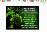 Free Printable Hulk Birthday Invitations Hulk Invitation Hulk Birthday Invitation Hulk by Hdinvitations