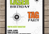 Free Printable Laser Tag Birthday Invitations Free Printable Laser Tag Birthday Party Invitations