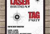 Free Printable Laser Tag Birthday Invitations Laser Tag Party Invitations Birthday Party