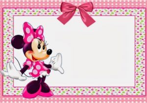 minnie mouse 1st birthday invitations