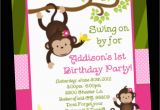 Free Printable Monkey Birthday Invitations Monkey Birthday Invitation Twins or Sibling by Onewhimsychick