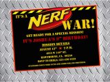 Free Printable Nerf Birthday Party Invitations Nerf Party Invitations Nerf Birthday Invitations Nerf Bday