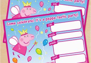 Free Printable Peppa Pig Birthday Invitations Free Printable Princess Fairy Peppa Pig Birthday Invitation