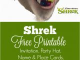 Free Printable Shrek Birthday Invitations Free Printable Shrek Birthday Party Invitation Game