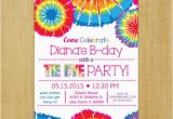 Free Printable Tie Dye Birthday Invitations Tie Dye Invitation Printable