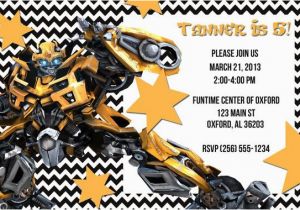 Free Printable Transformer Birthday Invitations Digital Printable Transformers Invitation Por