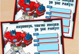 Free Printable Transformer Birthday Invitations Free Printable G1 Transformers Birthday Invitation