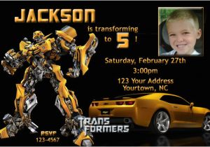 Free Printable Transformer Birthday Invitations Free Printable Transformers Bumble Bee Birthday Party