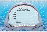 Free Shark Birthday Invitation Template Fill In Birthday Invitations Ideas Bagvania Free