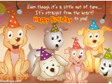 Free Singing Birthday Cards with Names From All Of Us Free songs Ecards Greeting Cards 123