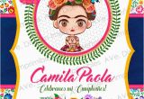 Frida Kahlo Birthday Invitations Frida Kahlo Invitations Frida Kahlo Birthday Invitations