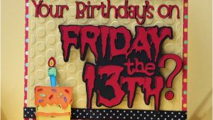 Friday the 13th Birthday Cards Unavailable Listing On Etsy