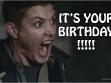 Funny 16th Birthday Memes Happy Birthday Card with Dean Winchester Lol Dean