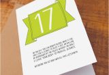 Funny 17th Birthday Cards 17th Birthday Card Funny Birthday Card Funny 17 Card On