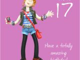 Funny 17th Birthday Cards 17th Birthday Female Greeting Card One Lump or Two Range