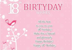 Funny 18th Birthday Card Messages 18th Birthday Wishes Greeting and Messages Wordings and