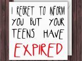 Funny 20th Birthday Cards Teens Expired Funny Birthday Card 20th Birthday Card