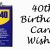 Funny 40th Birthday Cards for Women 40th Birthday Messages What to Write In A 40th Birthday