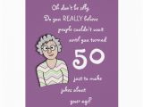 Funny 50th Birthday Cards for Men 50th Birthday for Her Funny Card Zazzle