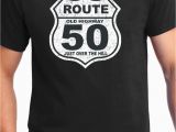 Funny 50th Birthday Presents for Him 50th Birthday Gift 50 Years Old Over the Hillshirtt Shirt