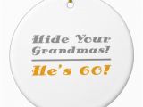 Funny 60th Birthday Gifts for Him Funny 60th Birthday Gifts for Him Christmas Tree ornaments