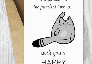 Funny Birthday Card Idea Funny Birthday Cards Printable Birthday Cards Funny Cat