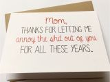 Funny Birthday Card Sayings for Mom Funny Mom Card Mother 39 S Day Card Mom Birthday Card