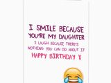 Funny Birthday Cards for Mom From Daughter My Daughter Birthday Card Limalima