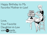 Funny Birthday Cards for Mother In Law Happy Birthday to My Favorite Mother In Law Love Your