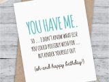 Funny Birthday Cards for My Boyfriend Birthday Card Funny Boyfriend Card Funny by Flairandpaper