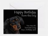 Funny Dachshund Birthday Cards Dachshund Stationery Cards Invitations Greeting Cards