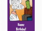 Funny Doctor Birthday Cards Funny Frankensteins Doctor Birthday Card Zazzle
