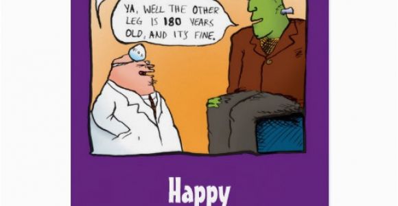 Funny Doctor Birthday Cards Funny Frankensteins Doctor Birthday Card Zazzle