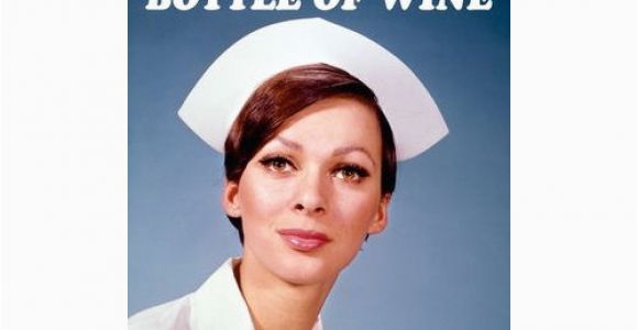 Funny Nurse Birthday Cards This Birthday I Prescribe A whole Bottle Of Wine Greeting