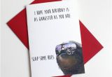 Funny Sloth Birthday Card Sloth Gangster Funny Happy Birthday Card Meme by Memeskins