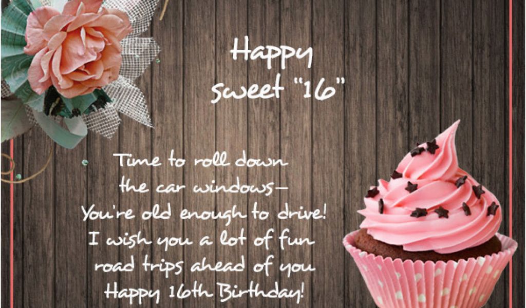 Wishing 9. Sixteen Wishes. Happy Birthday 16.