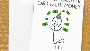 Funny Teenage Birthday Cards Funny Birthday Card for Teen Funny Money Card Oh Look