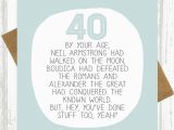 Funny Things to Write In A 40th Birthday Card by Your Age Funny 40th Birthday Card by Paper Plane