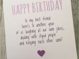 Funny Things to Write In A 40th Birthday Card Funny Best Friend Birthday Card Bestie Humour Fun