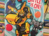 Giant Birthday Cards Walmart Transformers Birthday Card with Evergreen Designs Found at