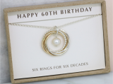 Gifts for Mom On Her 60th Birthday 60th Birthday Gift Idea June Birthday Gift Pearl