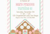 Gingerbread Birthday Party Invitations Christmas Gingerbread House Decorating Birthday Party