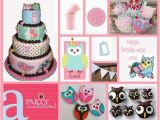 Girl Owl Birthday Decorations Cute for A Little Girls Birthday