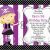 Girl Pirate Birthday Invitations Girl Pirate Birthday Invitation Printable or Printed