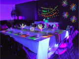 Glow In the Dark Birthday Party Decorations Threelittlebirds 39 Neon Glow In the Dark Birthday Party