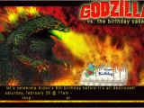 Godzilla Birthday Invitations Parties