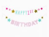 Gold Happy Birthday Banner Hobby Lobby 1st Birthday themed Party Collections Party Baking