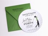 Golf 40th Birthday Ideas Golf themed Birthday Party Invitations Best Party Ideas