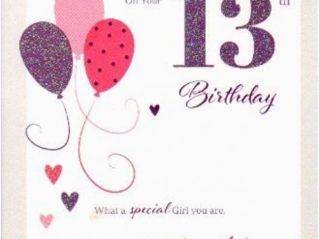Granddaughter 13th Birthday Card for A Special Granddaughter On Your ...
